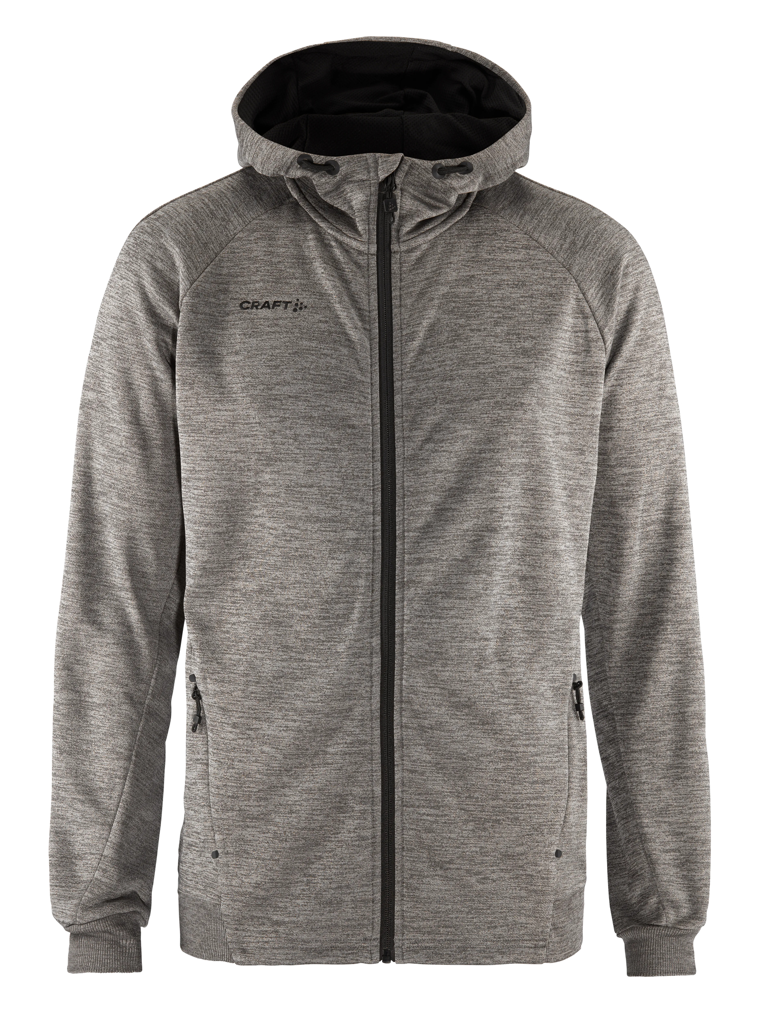 Veste publicitaire à capuche sportswear - CRAFT Dark grey melange